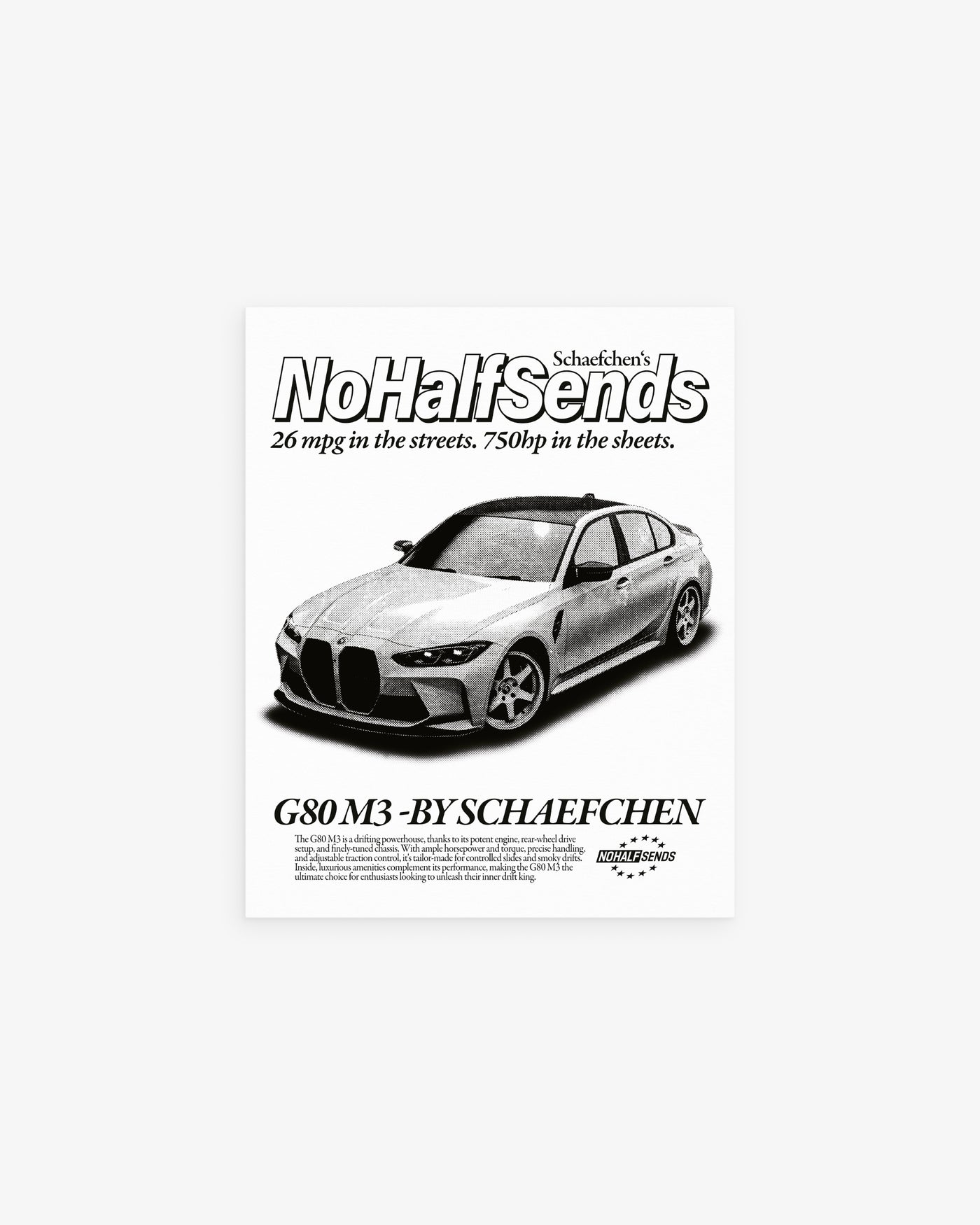 Poster "G80 M3"