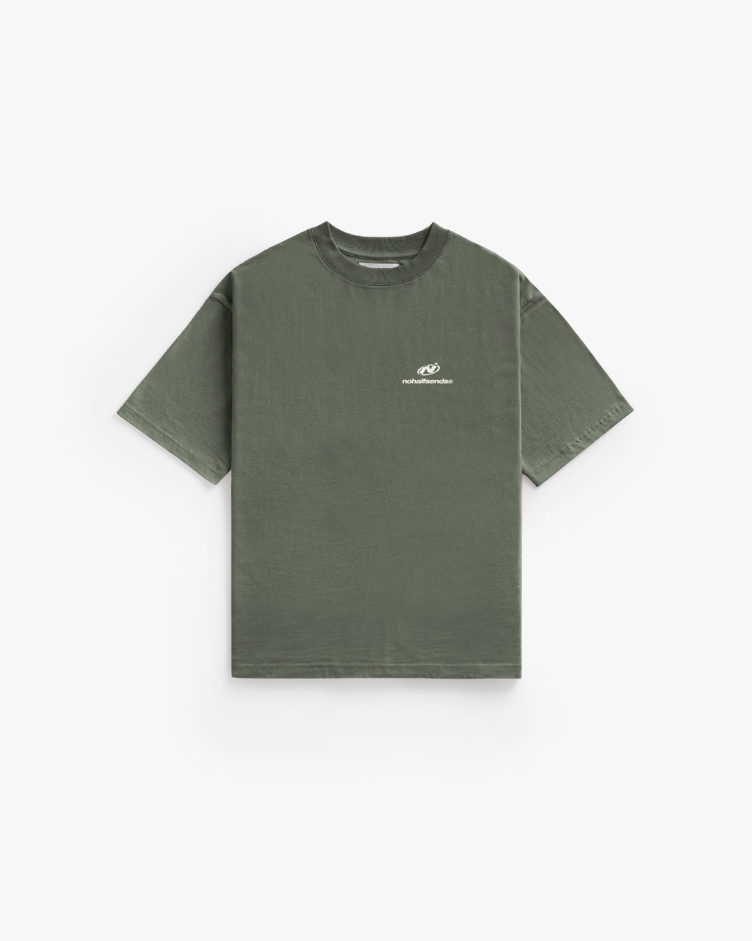 NHS DAILY GREEN CROPPED TEE