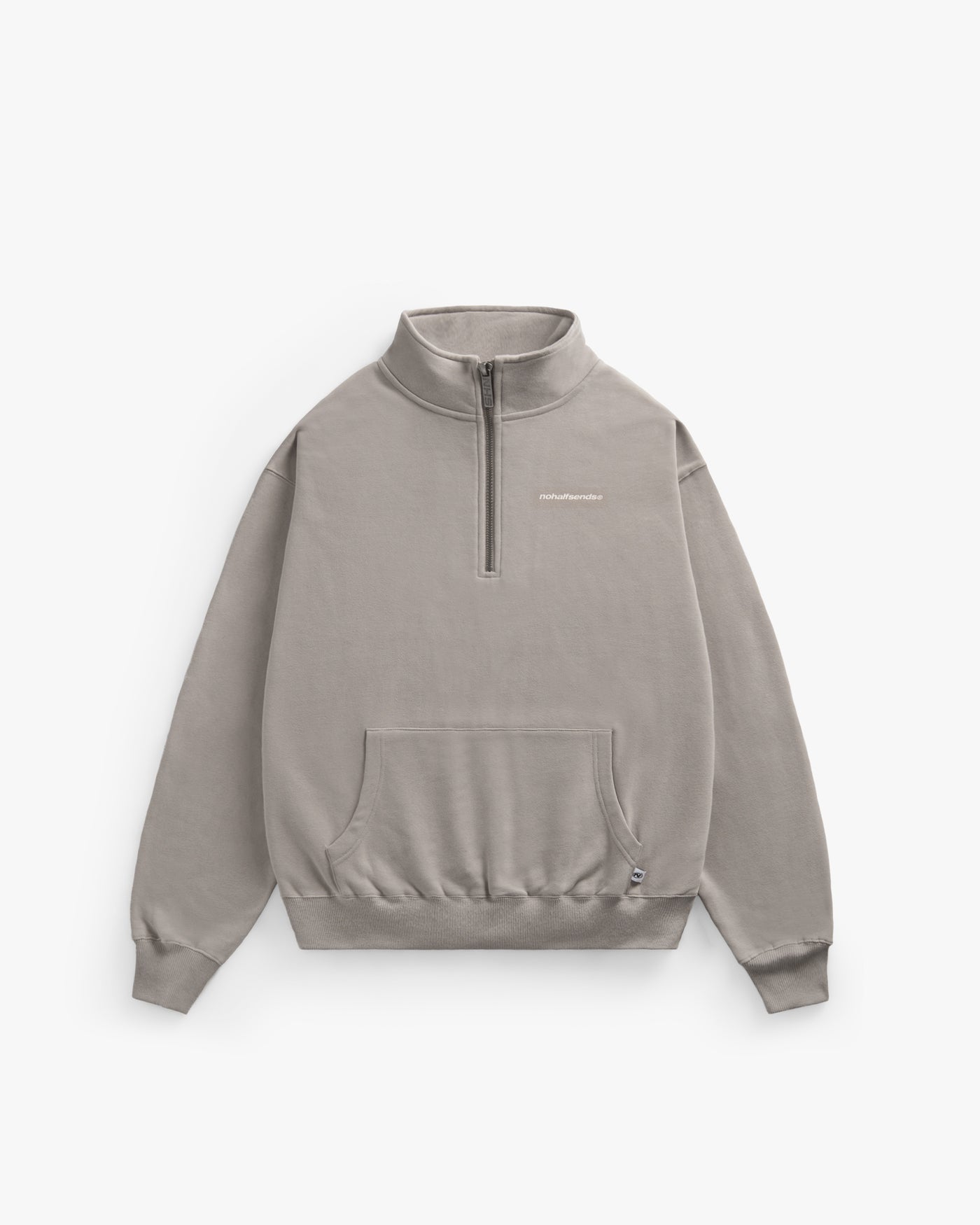 NHS TAUPE HALF ZIP