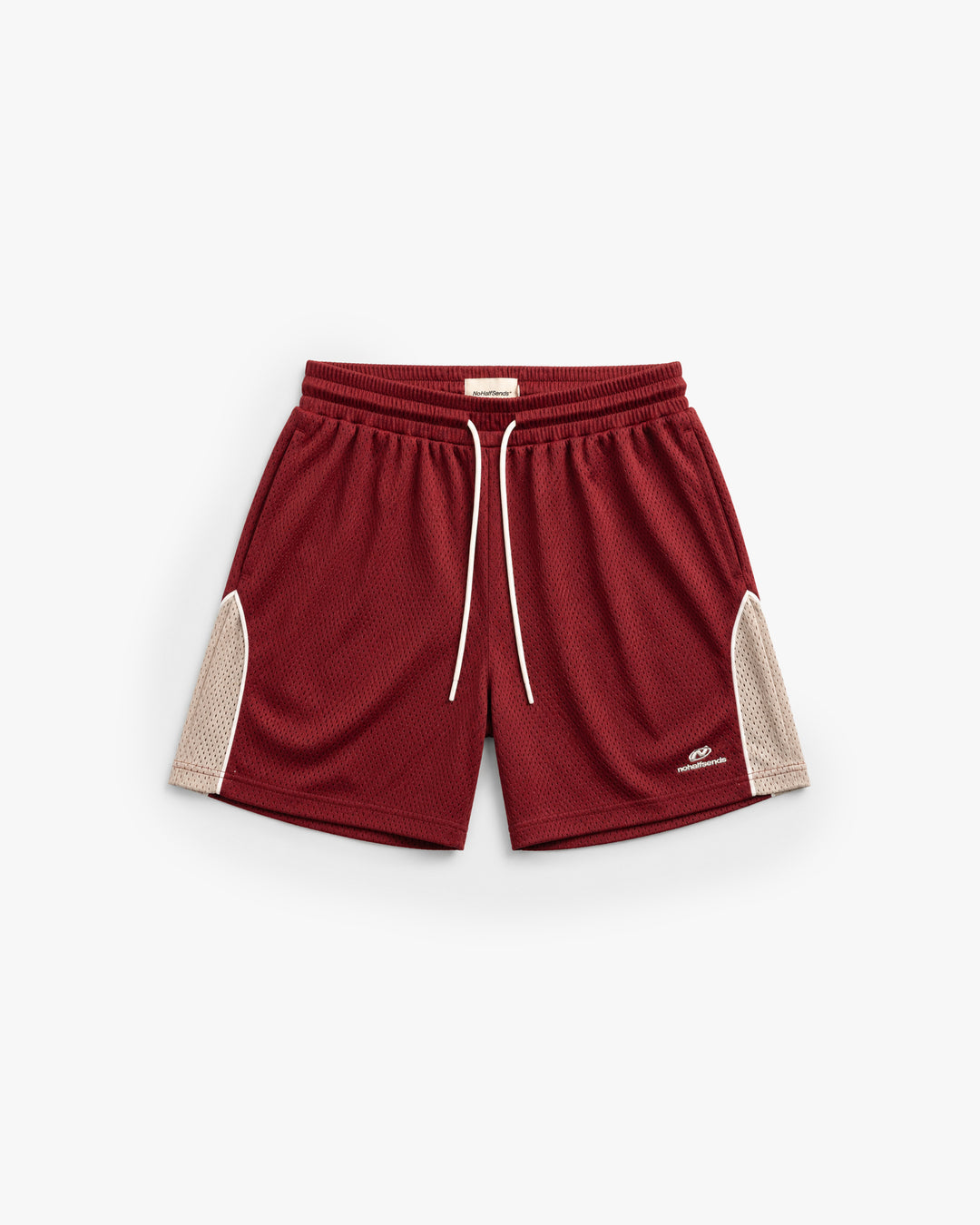 NHS CRIMSON RED MESH SHORT