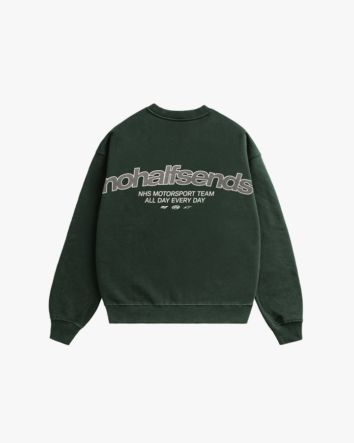 NHS DEEP GREEN SWEATER