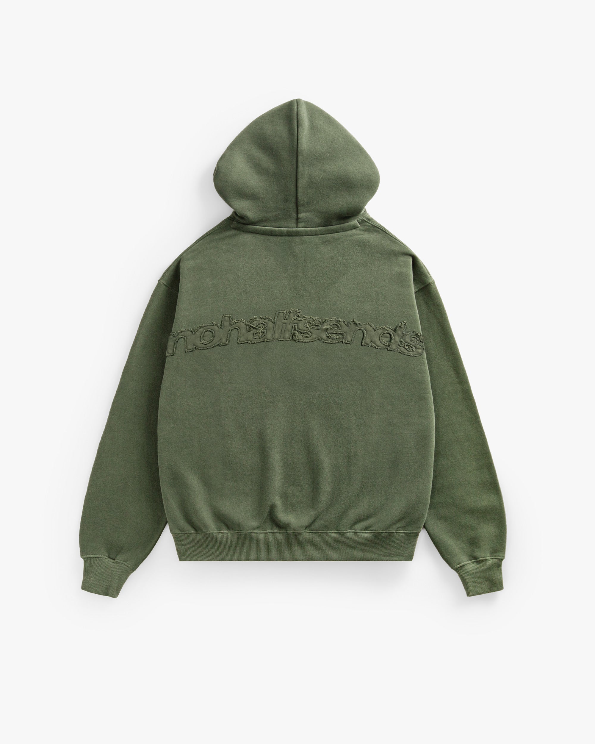 NHS CROPPED IVY GREEN HOODIE – NoHalfSends