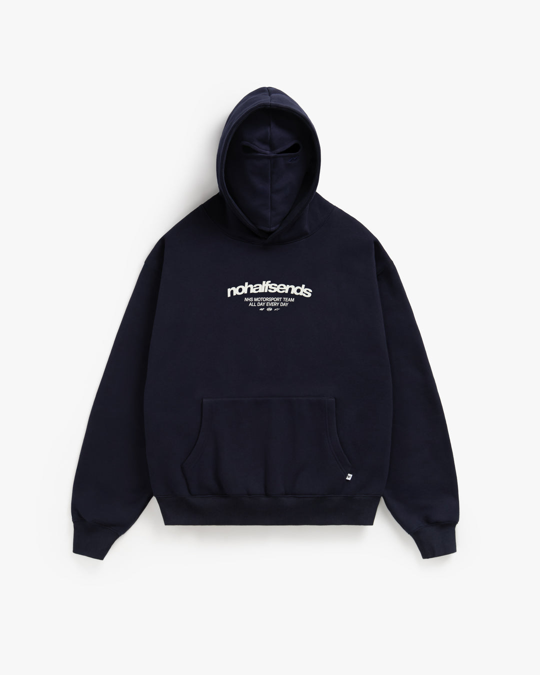 NHS NAVY BLUE MASKED HOODIE