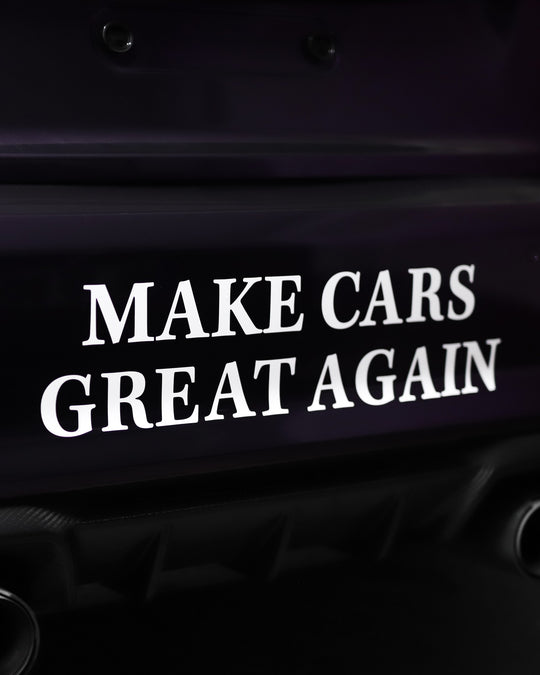 MAKE CARS GREAT AGAIN STICKER – Large