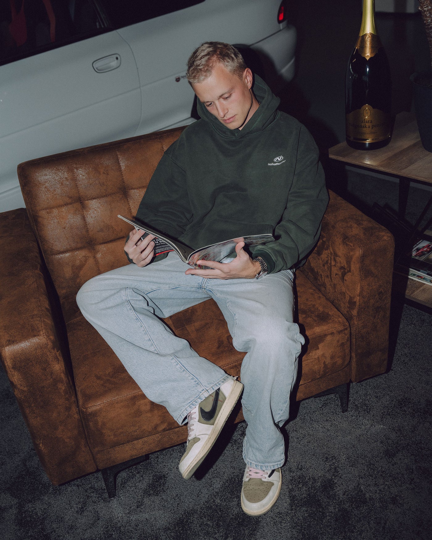 NHS DEEP GREEN HOODIE