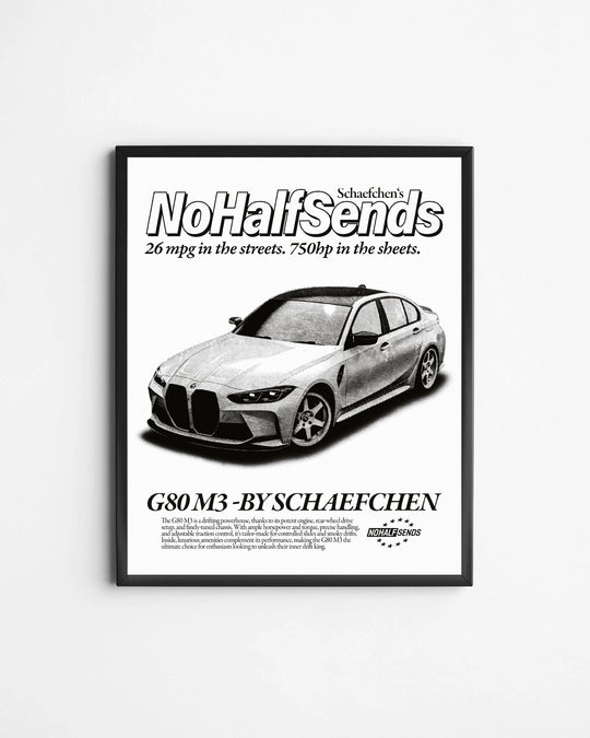 Poster "G80 M3"