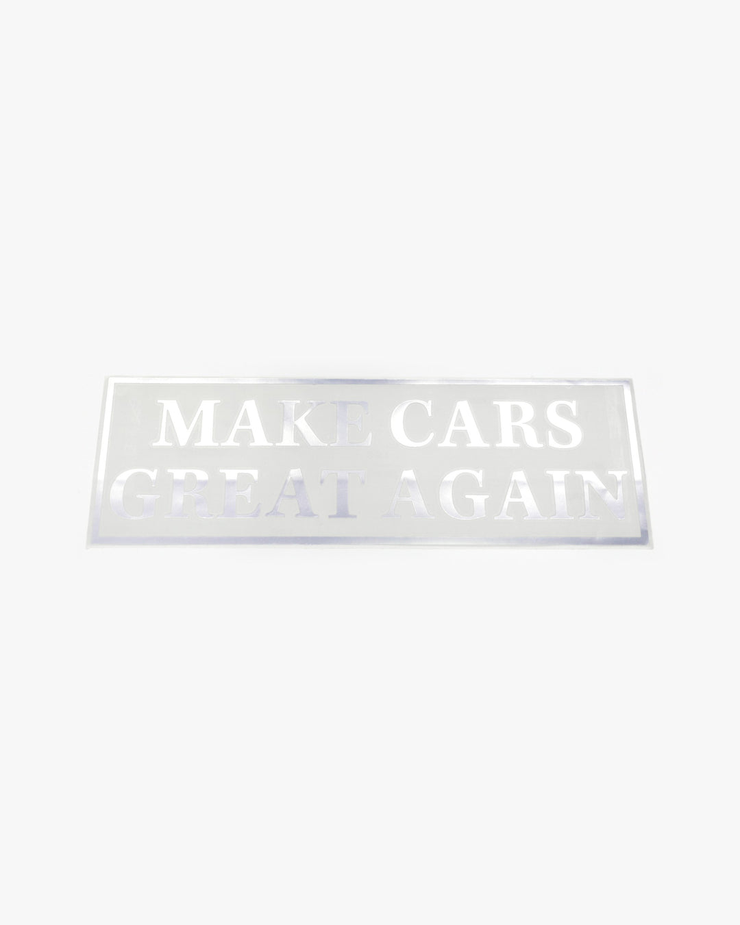 MAKE CARS GREAT AGAIN STICKER