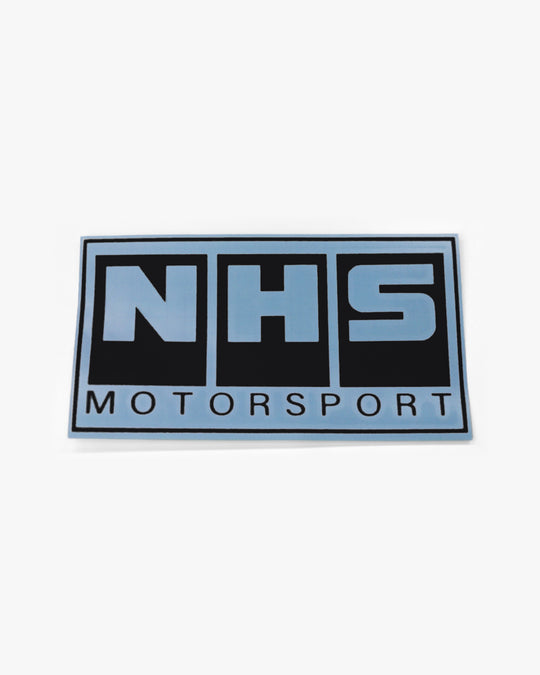 NHS MOTORSPORT STICKER – Black