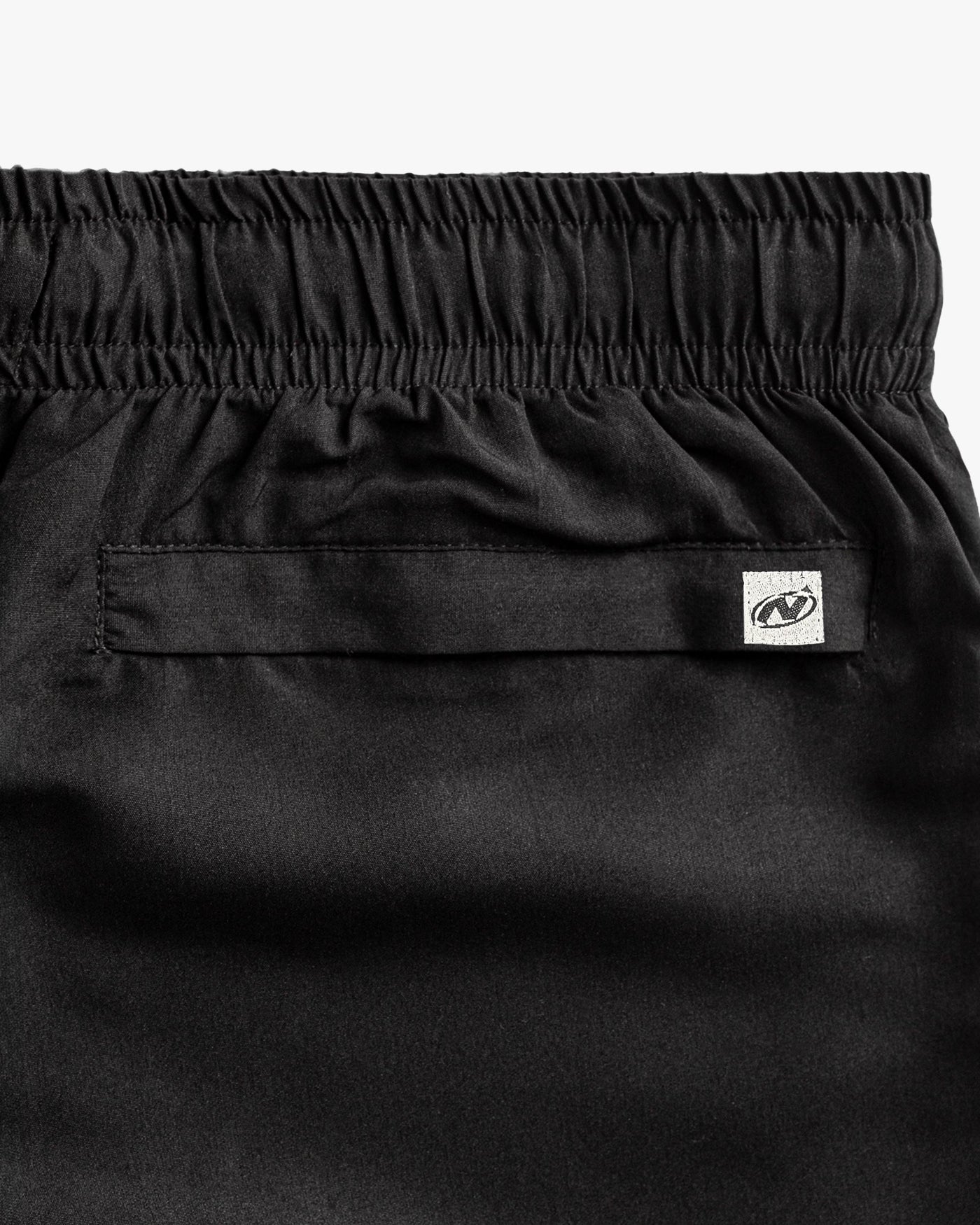 NHS SHADOW BLACK SWIM SHORTS