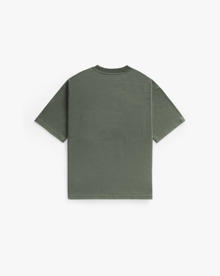 NHS DAILY GREEN CROPPED TEE