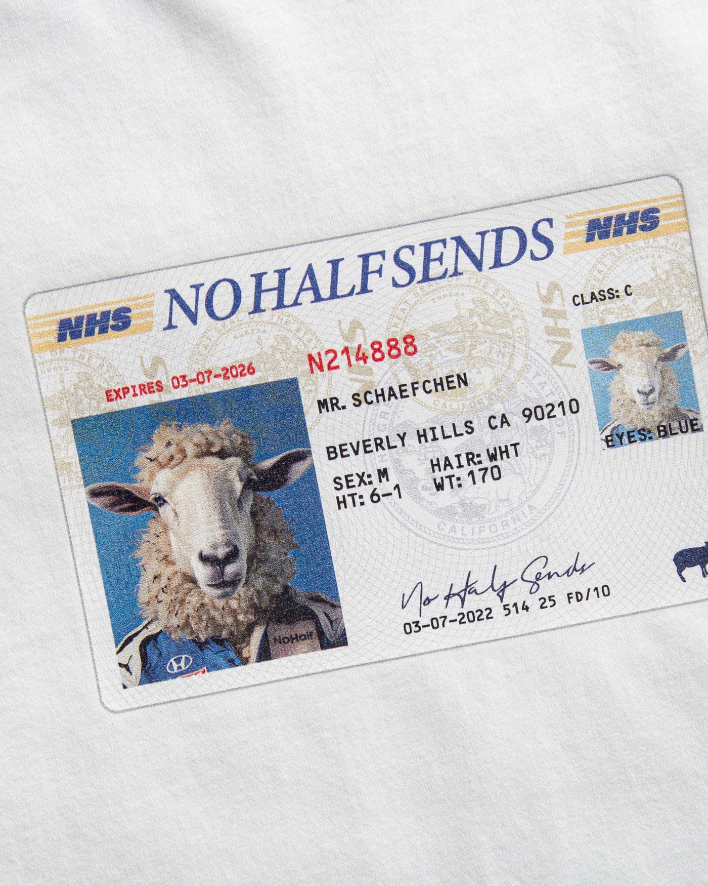 NHS DRIVER LICENSE TEE