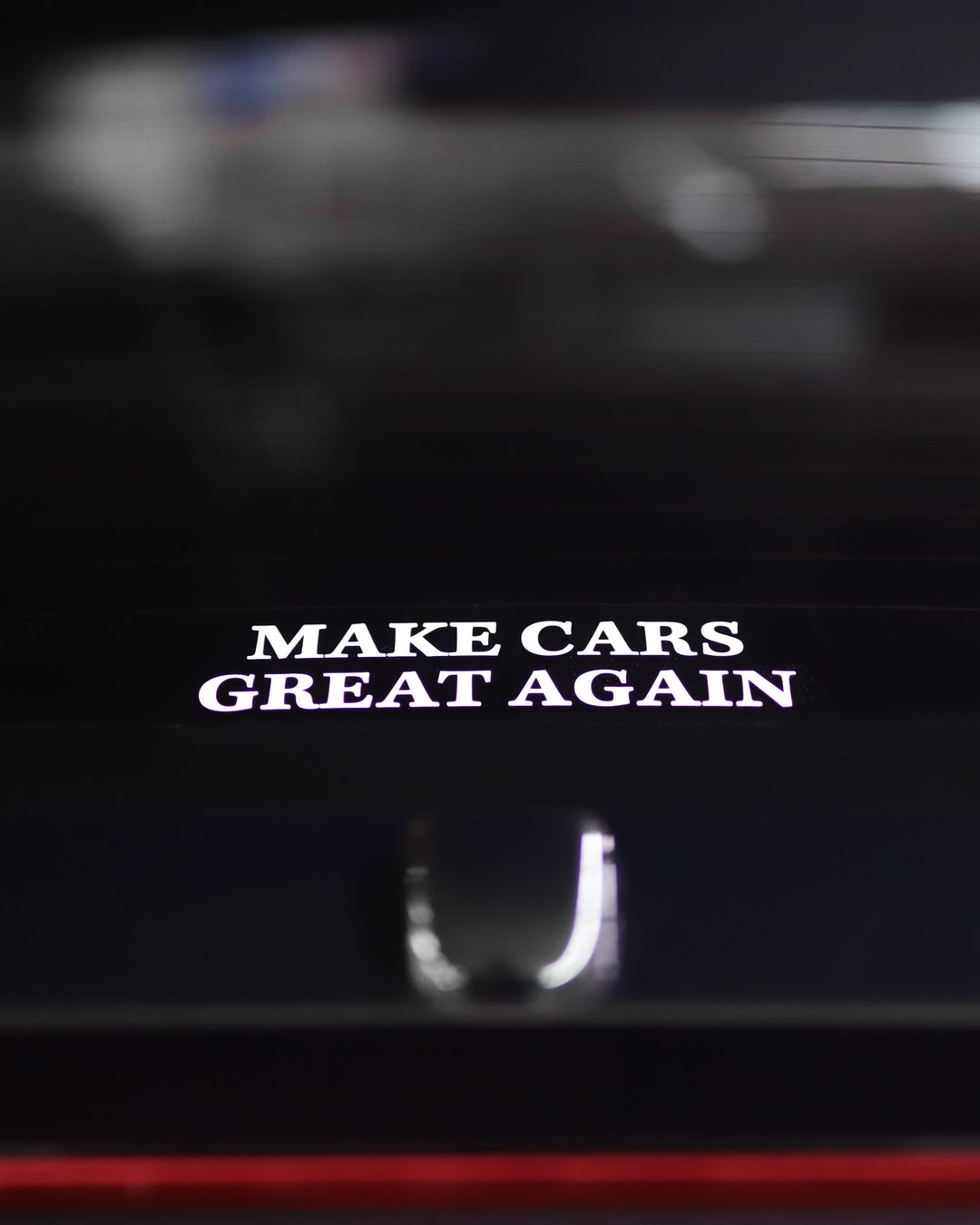 MAKE CARS GREAT AGAIN STICKER – Small