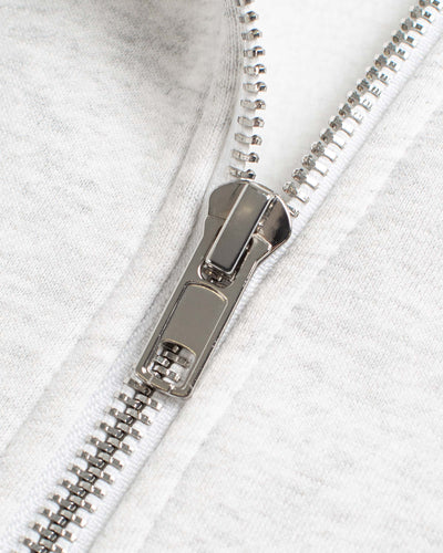 NHS GREY MELANGE ZIP HOODIE