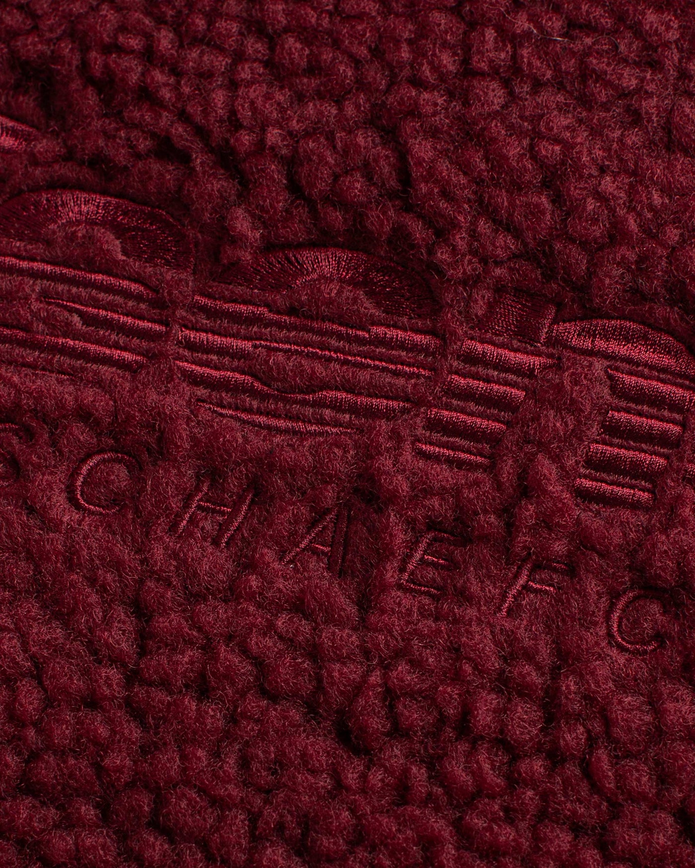 NHS CRIMSON RED FLEECE HALF ZIP