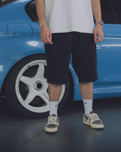 NHS GARAGE JEANS SHORTS