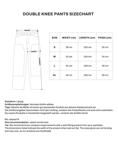 NHS GARAGE DOUBLE KNEE WORKWEAR PANTS