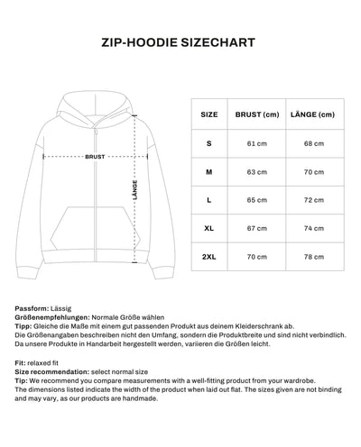 NHS GREY MELANGE ZIP HOODIE