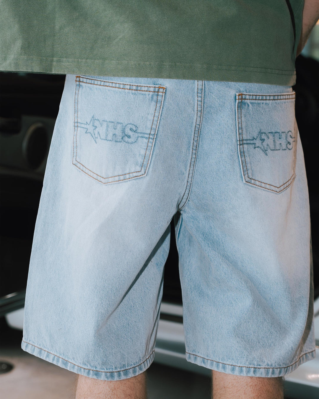 NHS STAR DENIM SHORTS