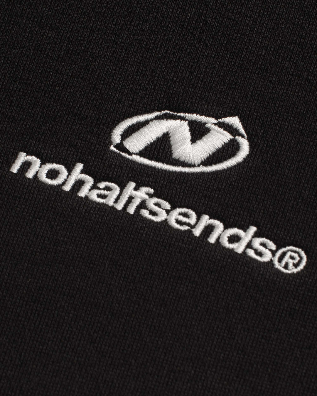 NHS PURE BLACK MASKED HOODIE