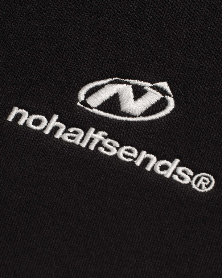 NHS PURE BLACK MASKED HOODIE