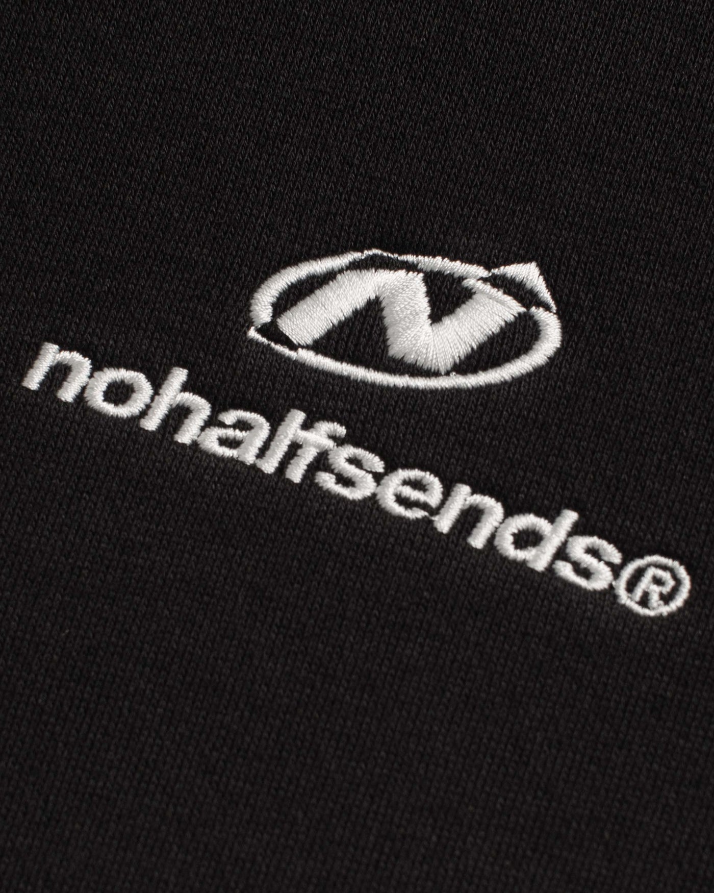 NHS PURE BLACK MASKED HOODIE