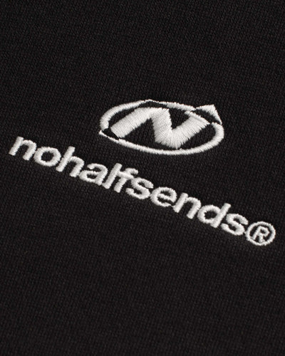 NHS PURE BLACK MASKED HOODIE