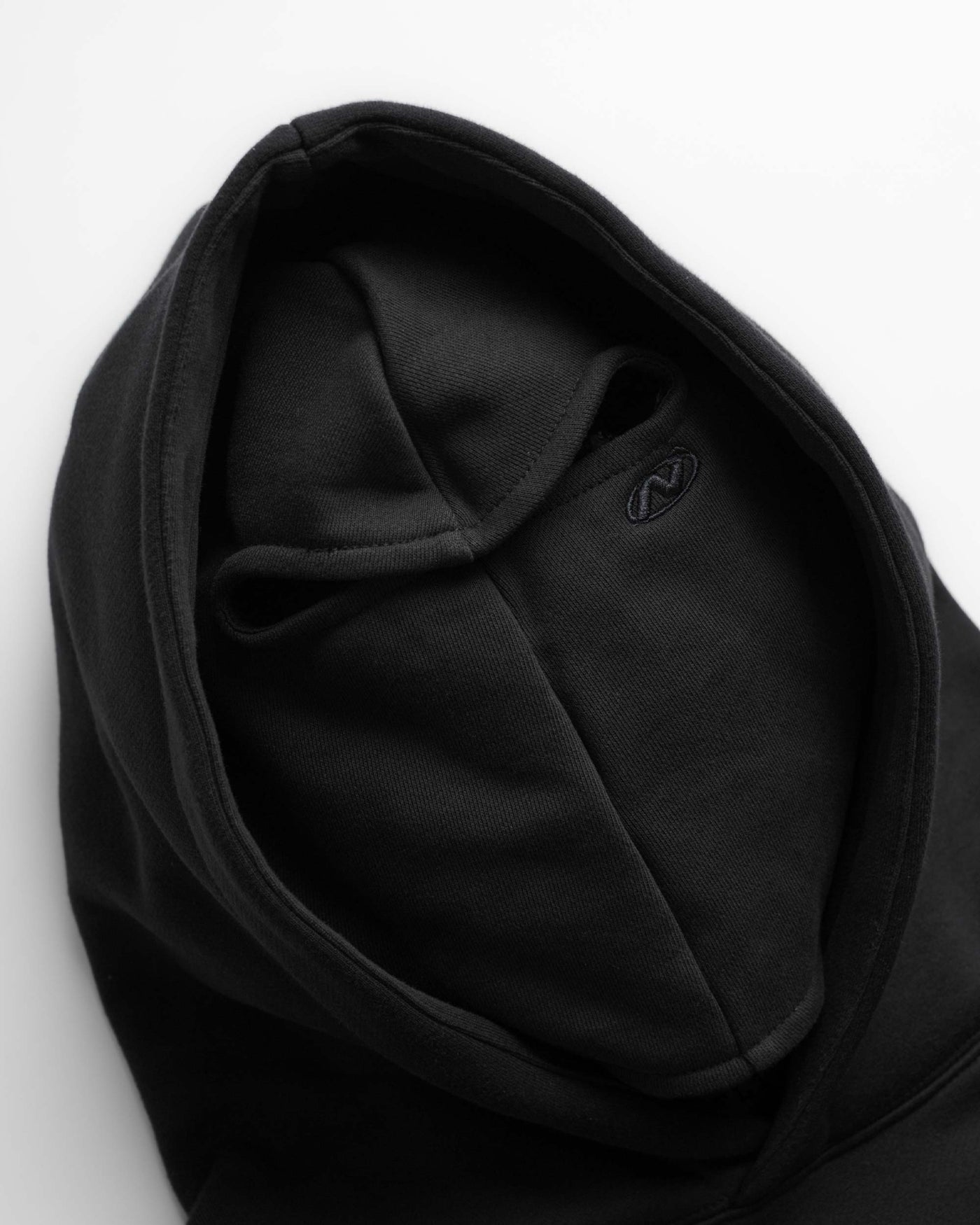 NHS PURE BLACK MASKED HOODIE
