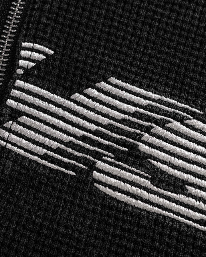 NHS GARAGE WAFFLE ZIP HOODIE
