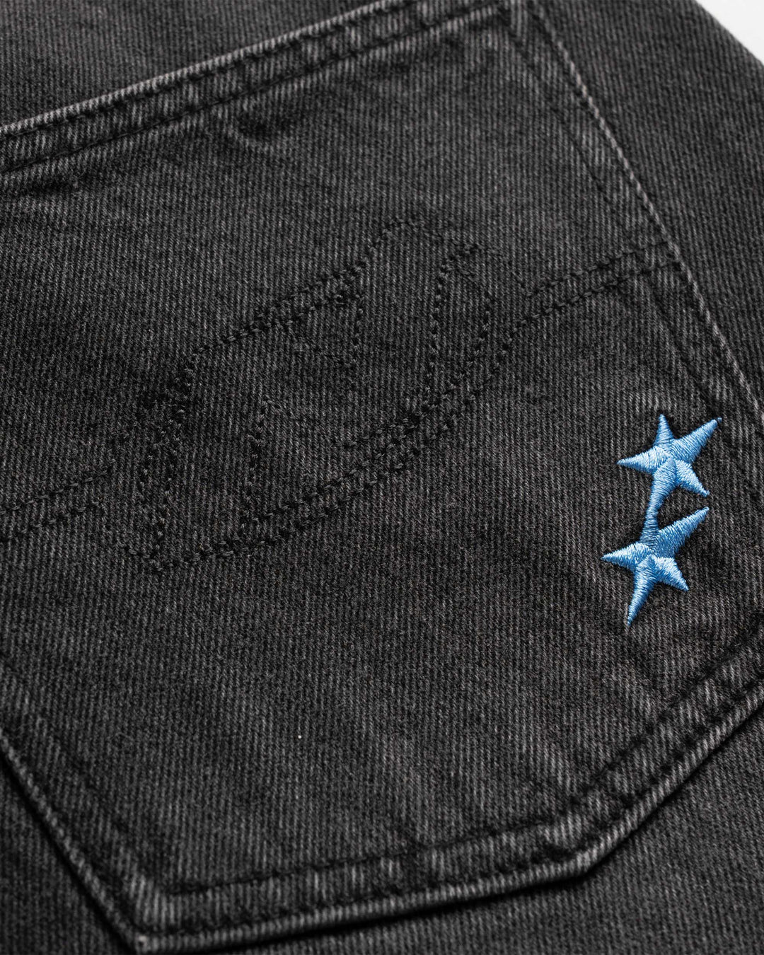 NHS STAR VINTAGE BLACK DENIM