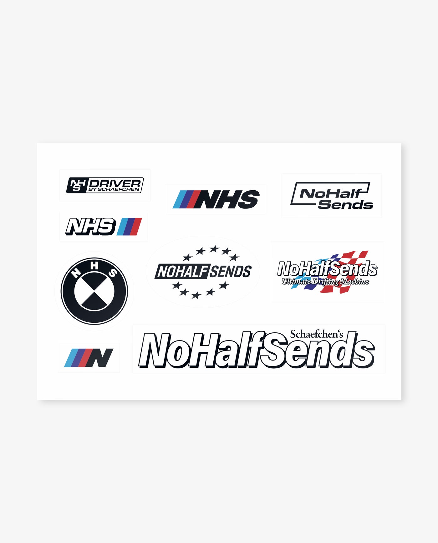 Drifting Machine Sticker Pack – NoHalfSends