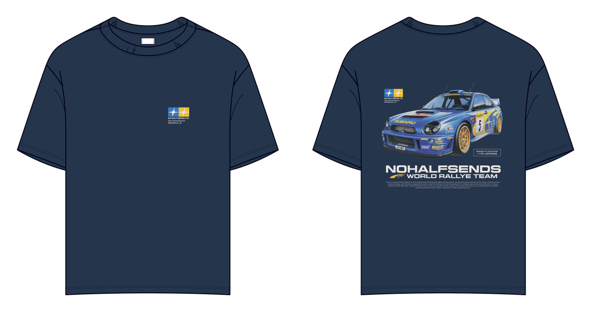 NHS Subi Tee, front and back (technical drawing)