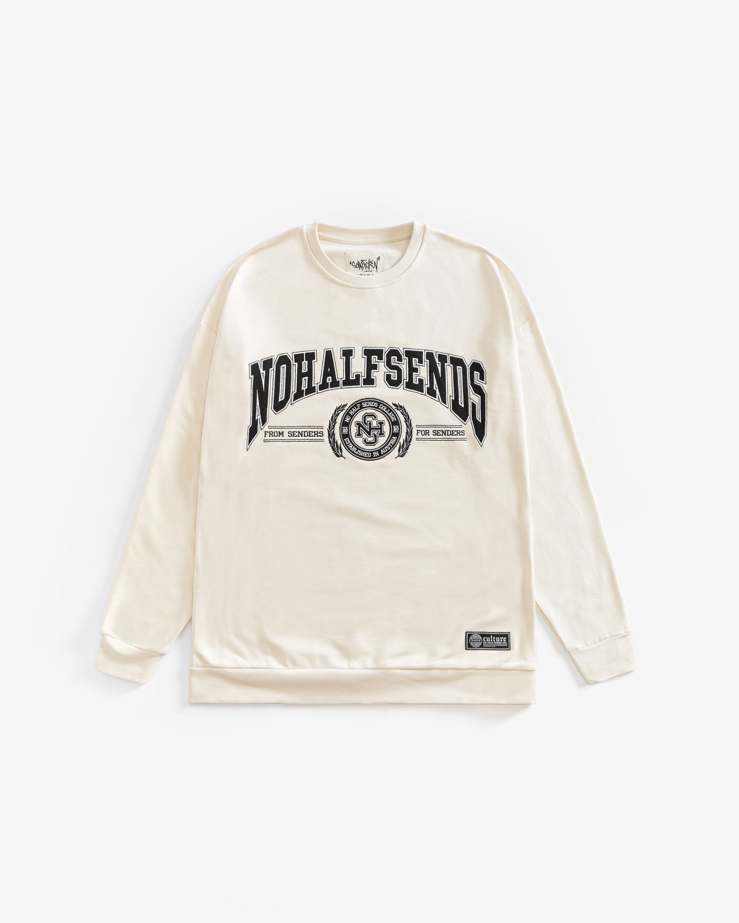 SCHAEFCHEN COLLEGE SWEATER NoHalfSends schaefchen-college-sweater-nohalfsends